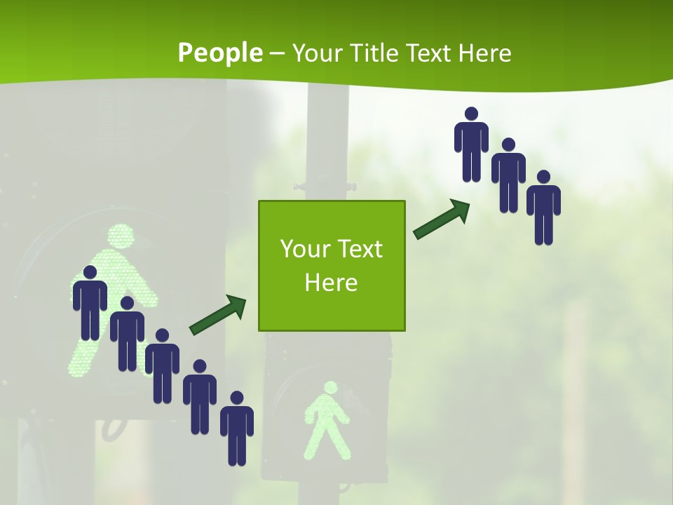 Traffic Lights People Color PowerPoint Template