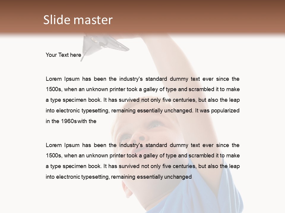 Frost Background Cube PowerPoint Template