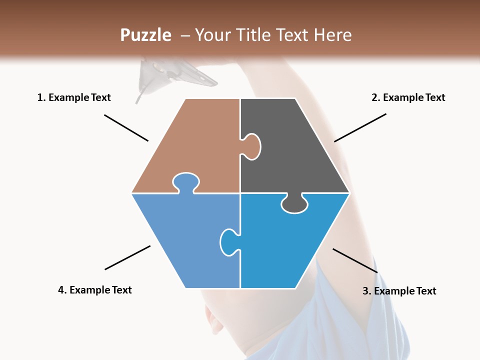 Frost Background Cube PowerPoint Template