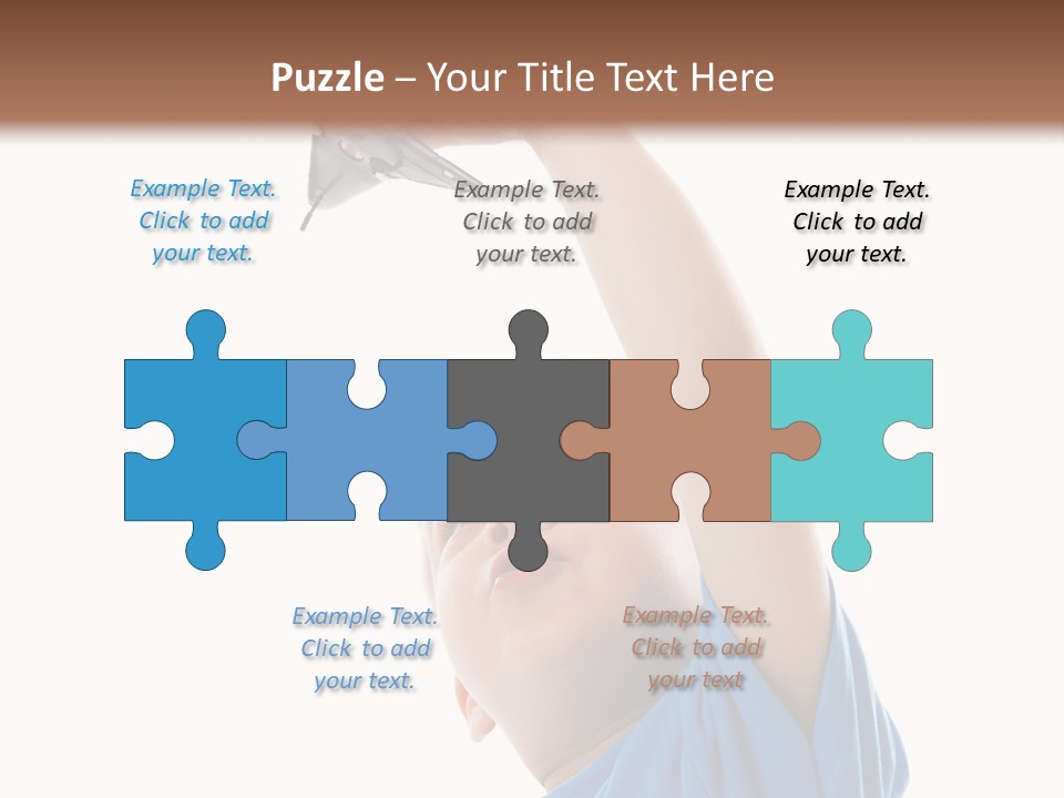 Frost Background Cube PowerPoint Template