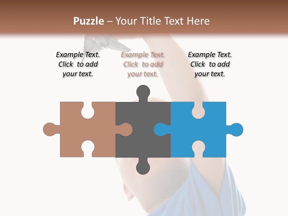 Frost Background Cube PowerPoint Template