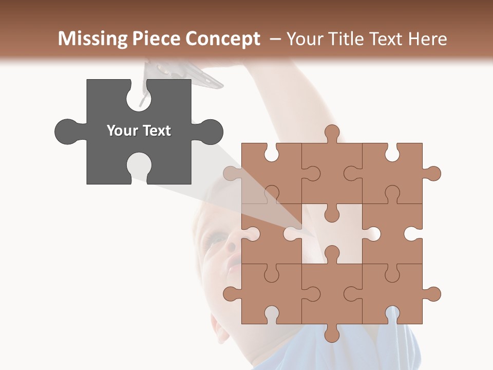 Frost Background Cube PowerPoint Template