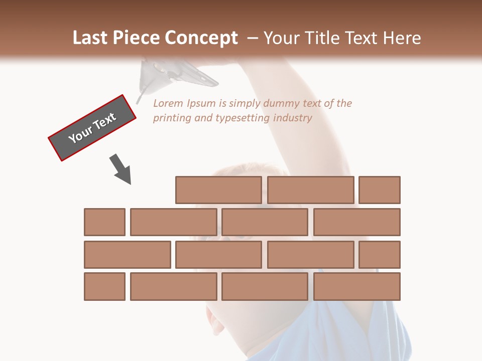 Frost Background Cube PowerPoint Template