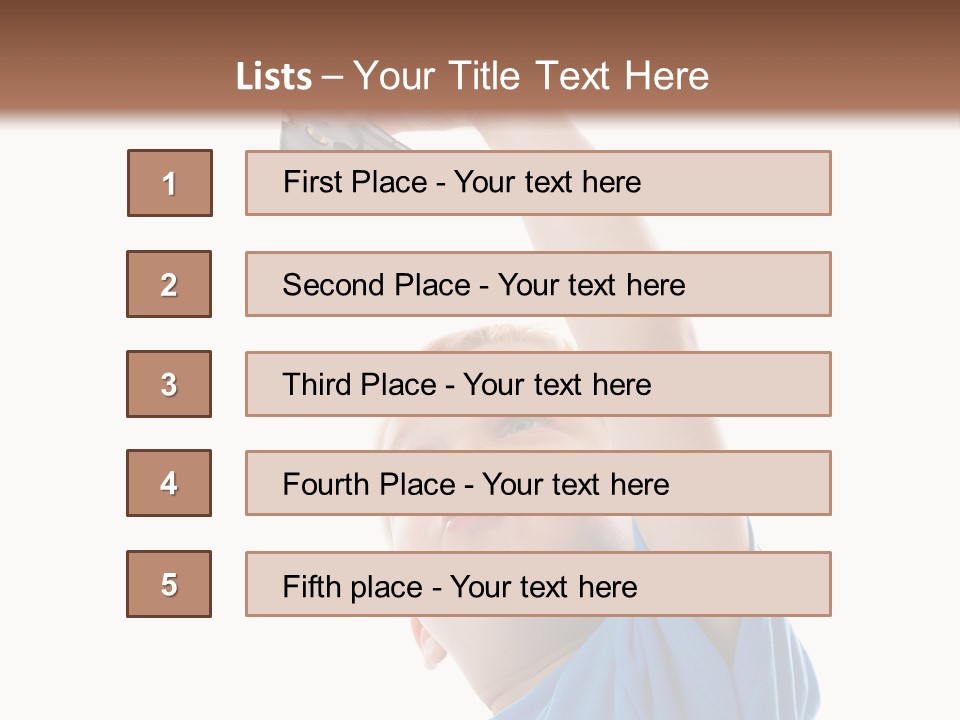 Frost Background Cube PowerPoint Template