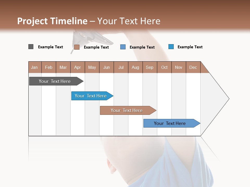 Frost Background Cube PowerPoint Template