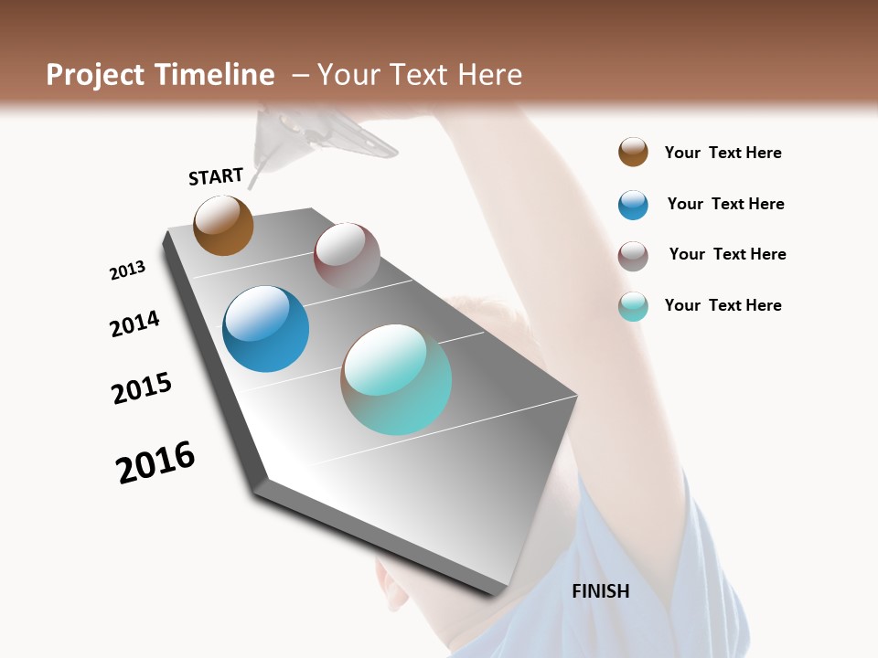 Frost Background Cube PowerPoint Template