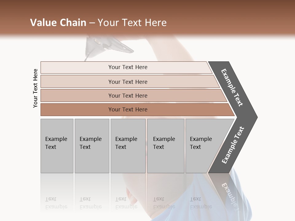 Frost Background Cube PowerPoint Template