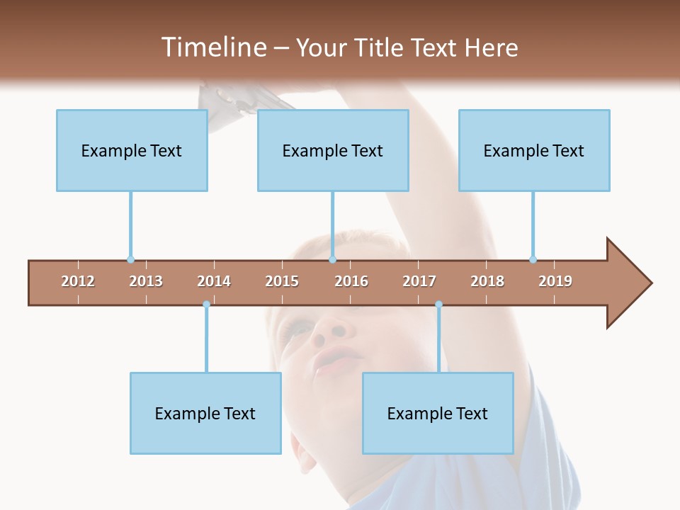 Frost Background Cube PowerPoint Template