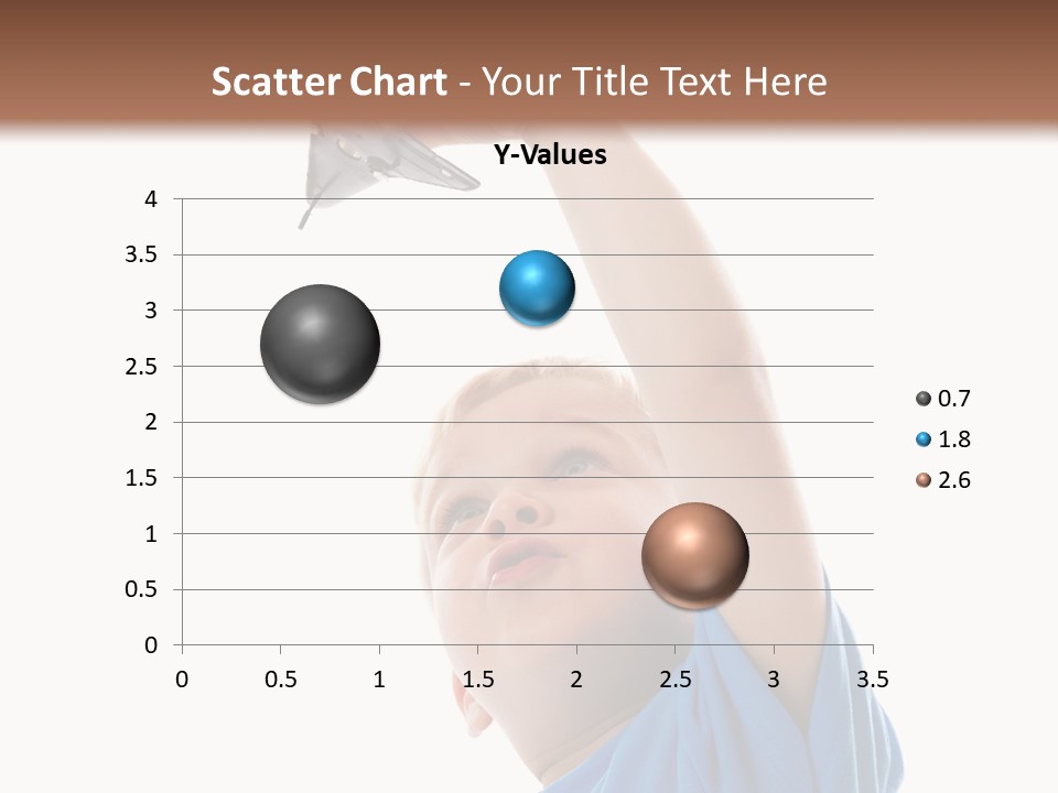 Frost Background Cube PowerPoint Template