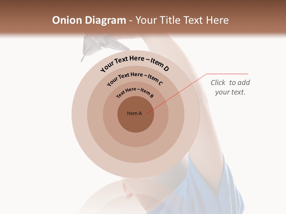 Frost Background Cube PowerPoint Template