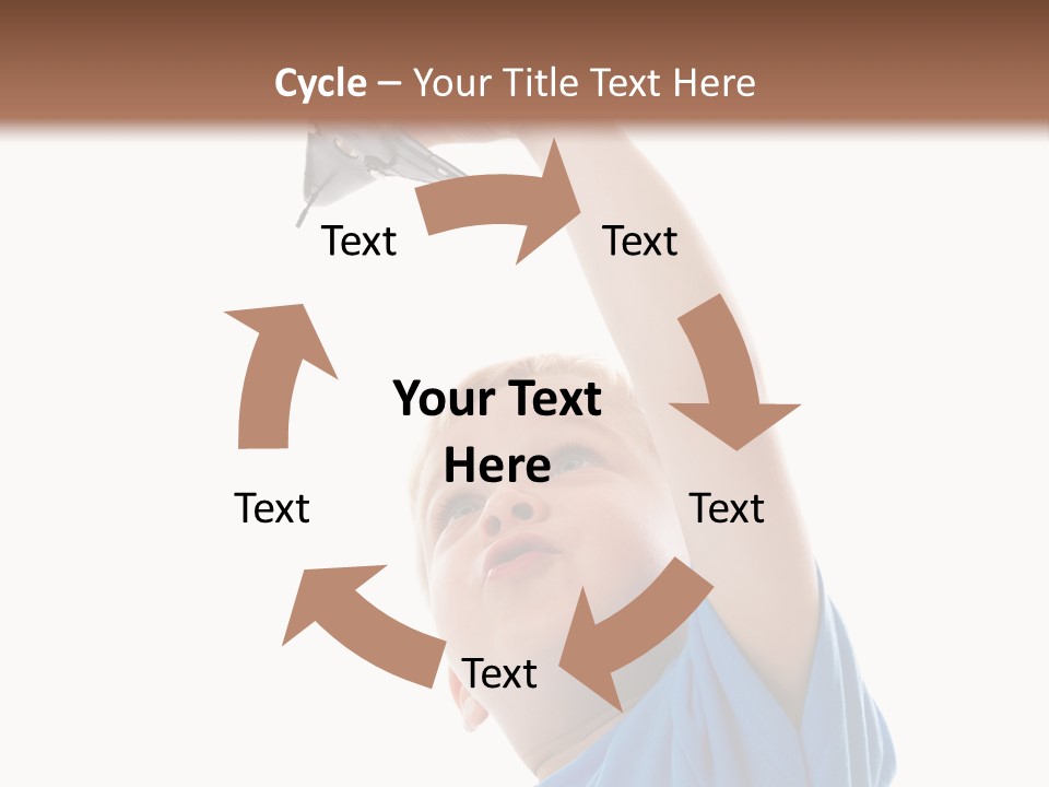 Frost Background Cube PowerPoint Template