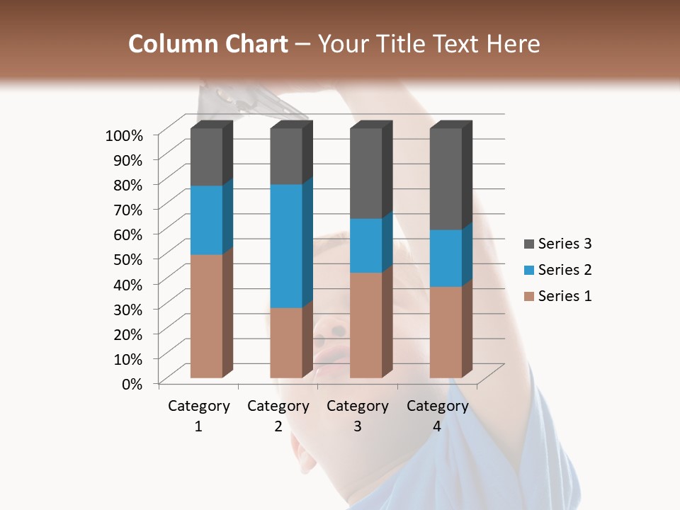 Frost Background Cube PowerPoint Template