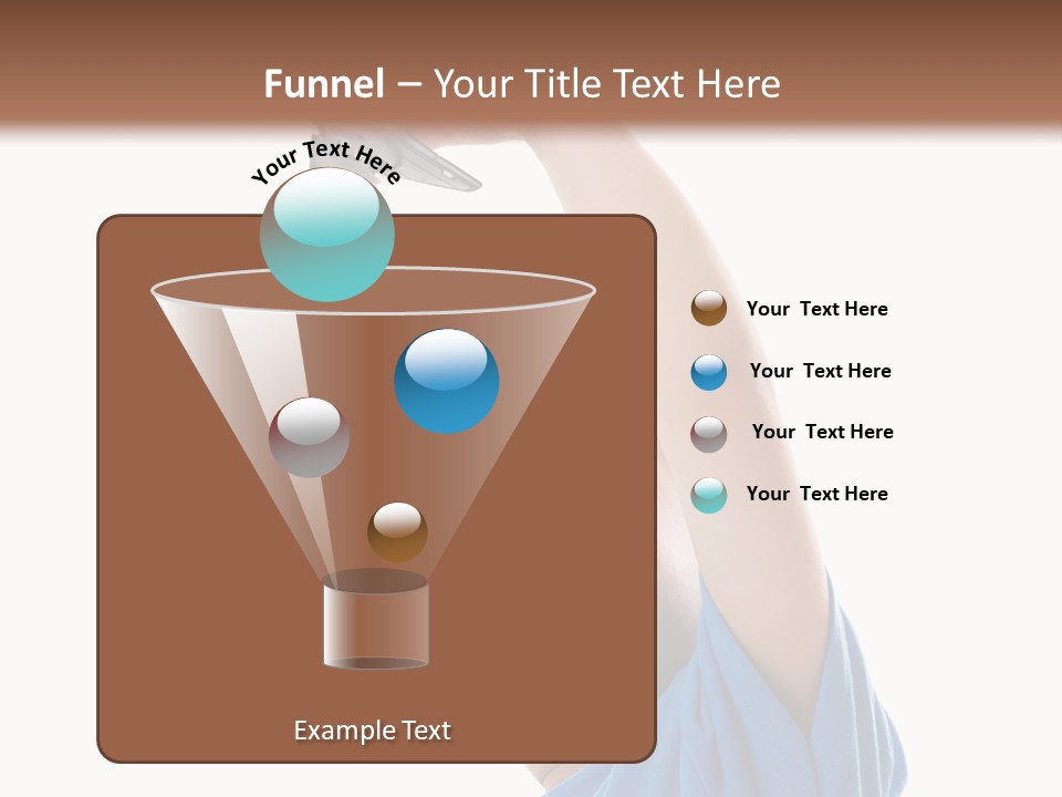 Frost Background Cube PowerPoint Template