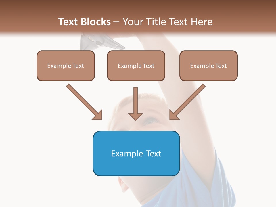 Frost Background Cube PowerPoint Template