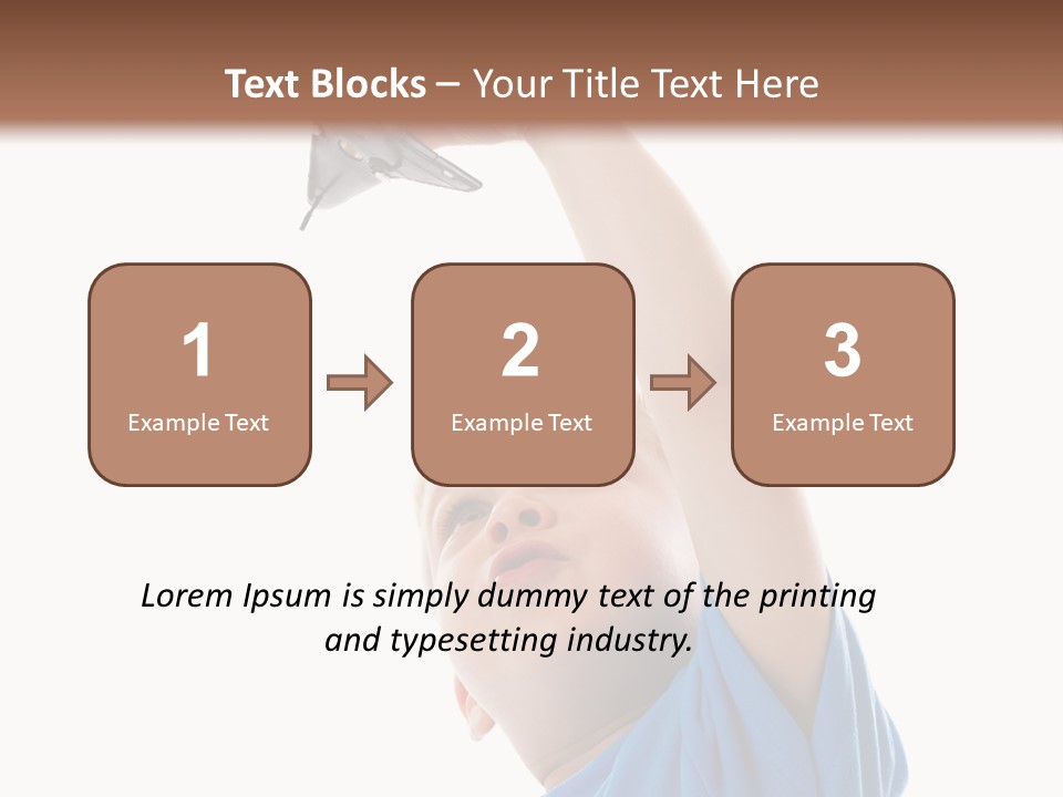 Frost Background Cube PowerPoint Template
