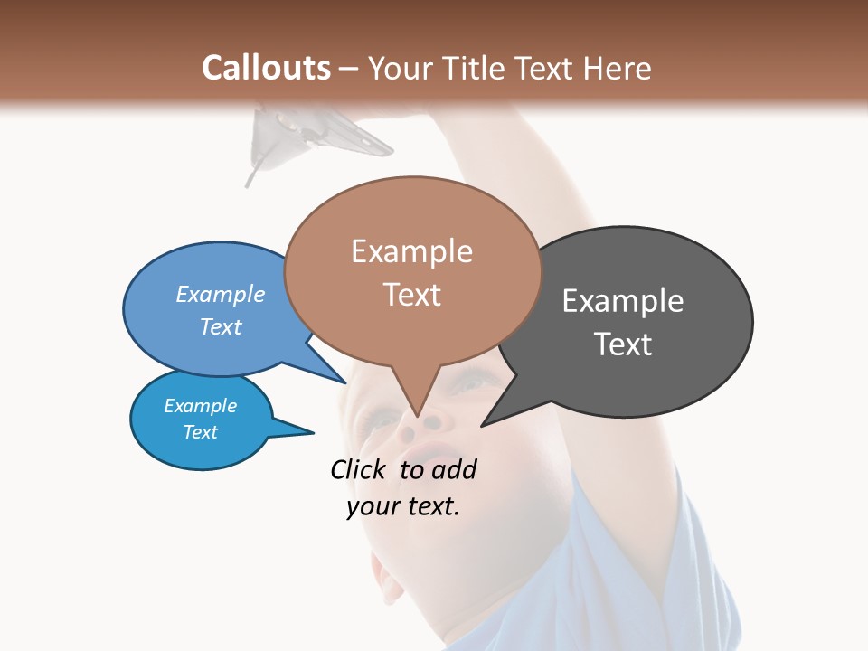 Frost Background Cube PowerPoint Template