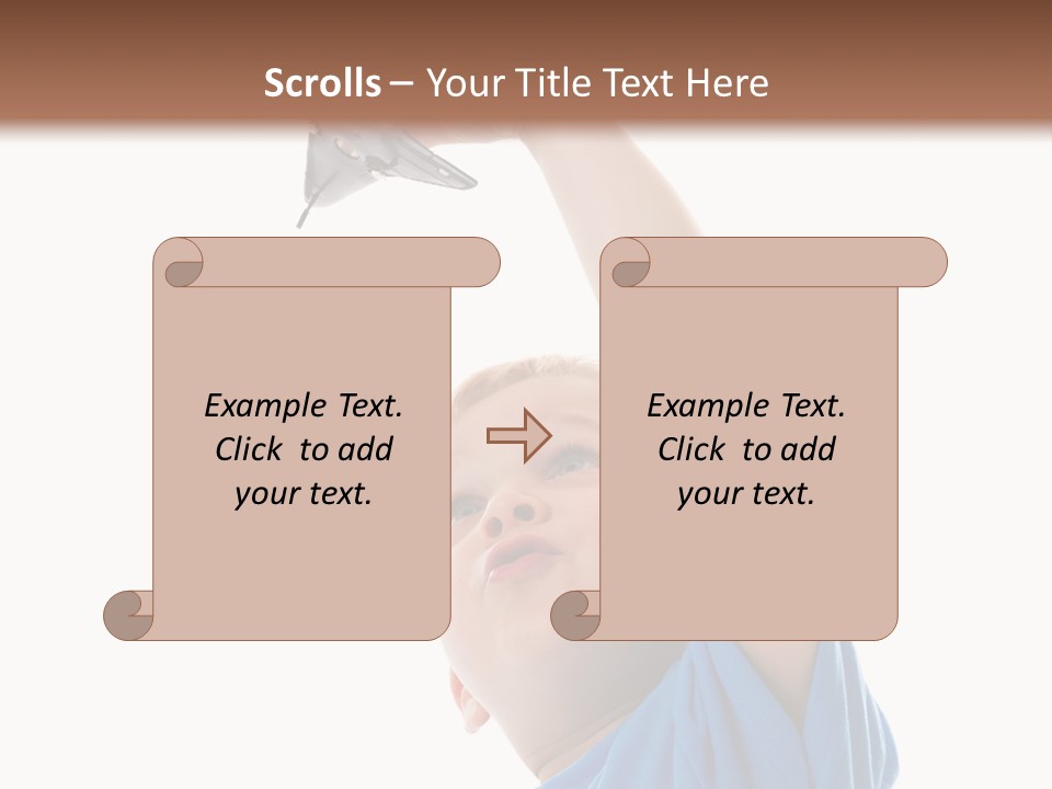 Frost Background Cube PowerPoint Template