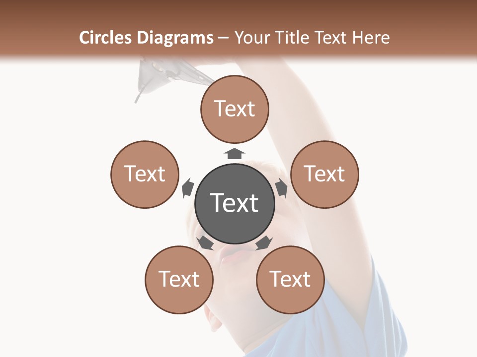 Frost Background Cube PowerPoint Template