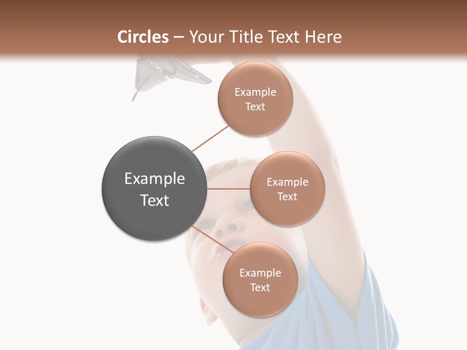 Frost Background Cube PowerPoint Template