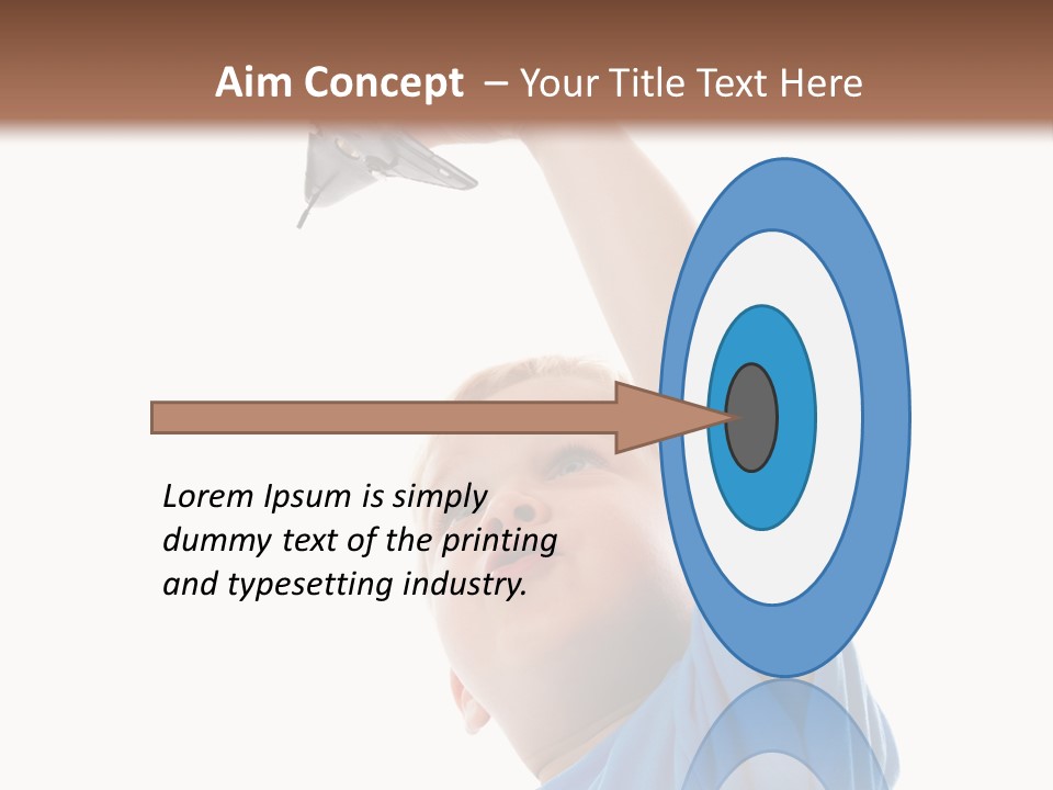 Frost Background Cube PowerPoint Template