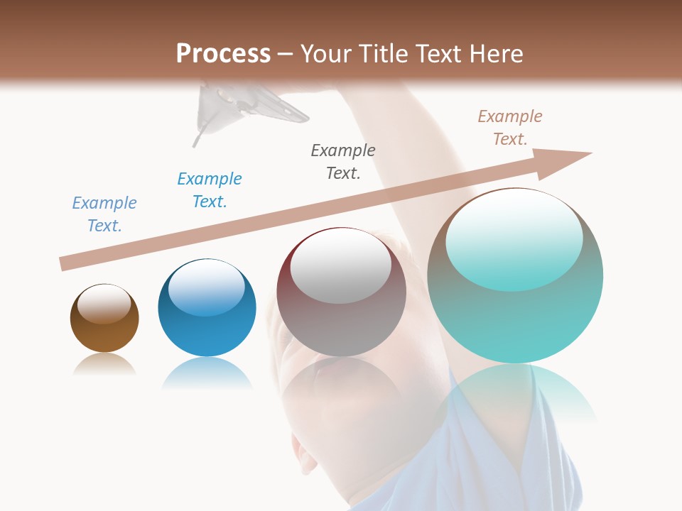 Frost Background Cube PowerPoint Template