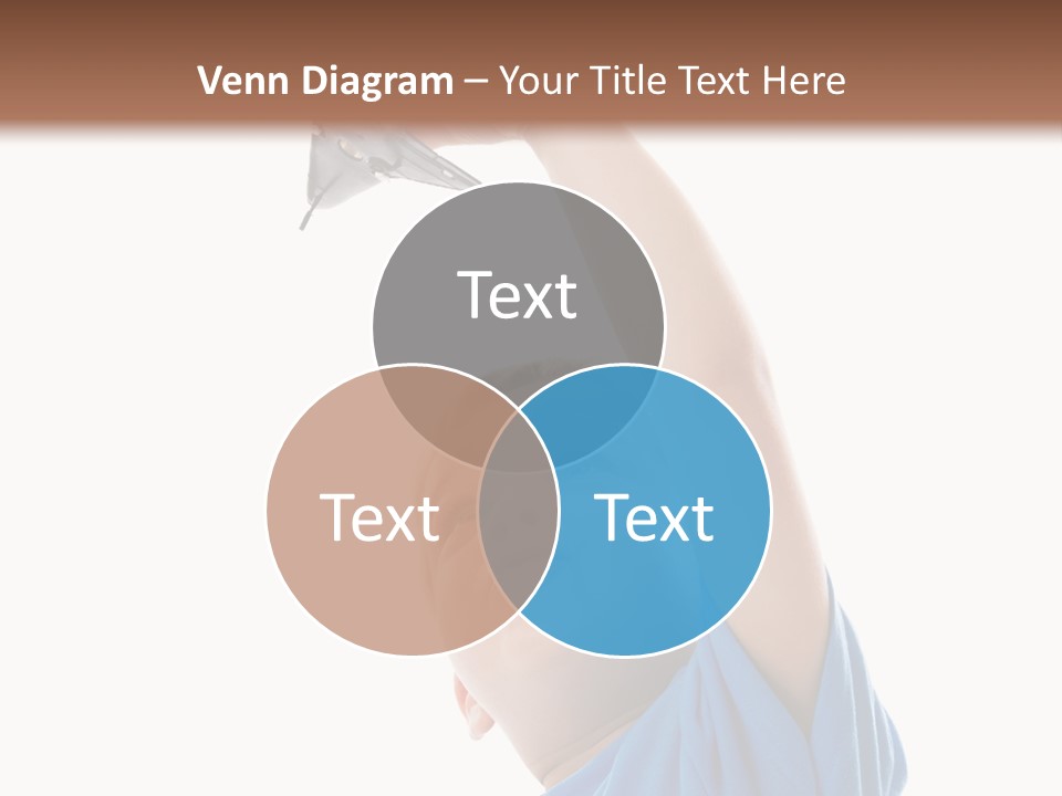 Frost Background Cube PowerPoint Template