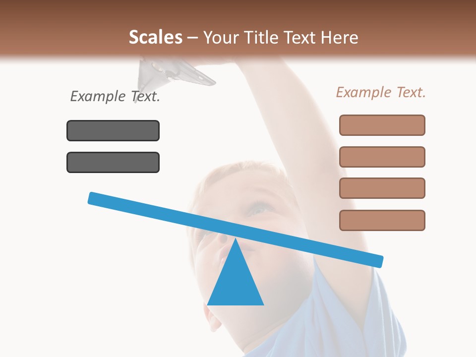 Frost Background Cube PowerPoint Template