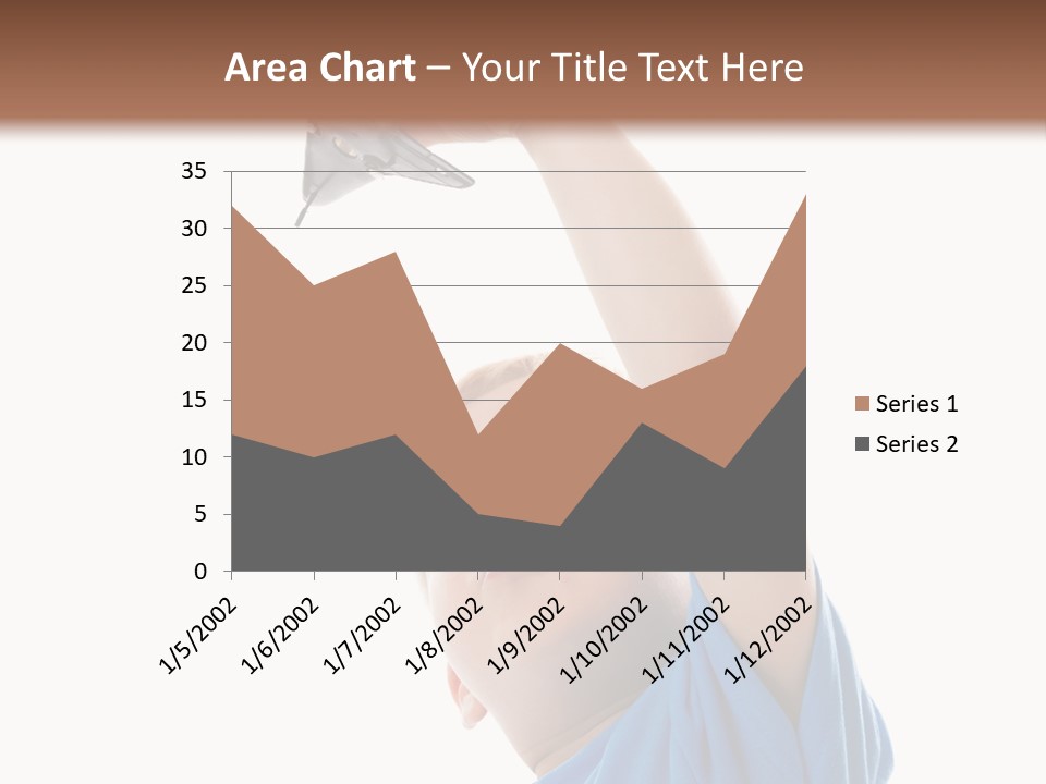 Frost Background Cube PowerPoint Template