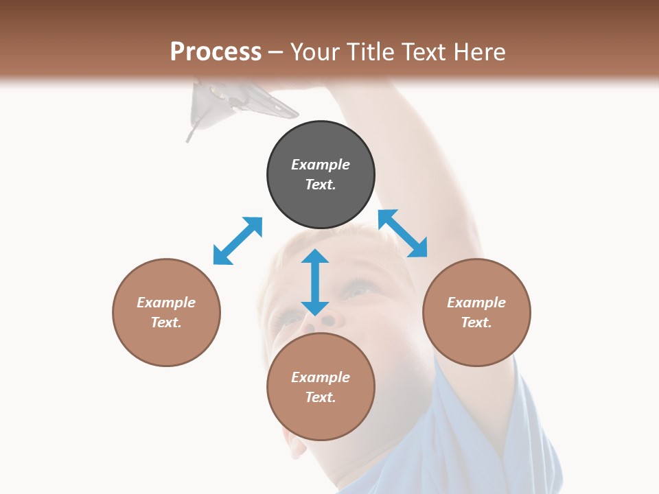 Frost Background Cube PowerPoint Template
