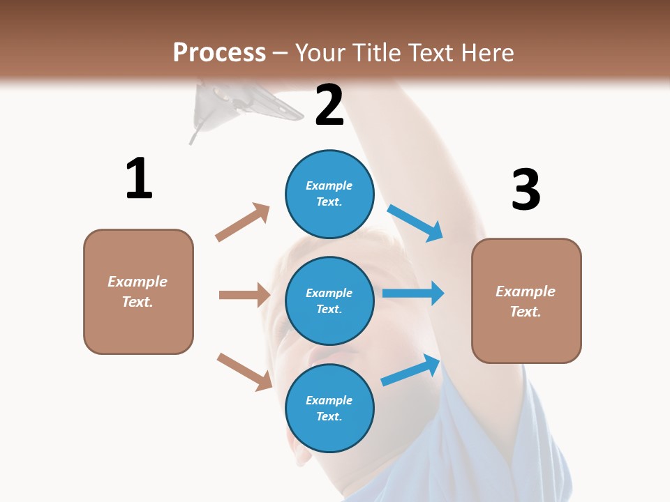 Frost Background Cube PowerPoint Template
