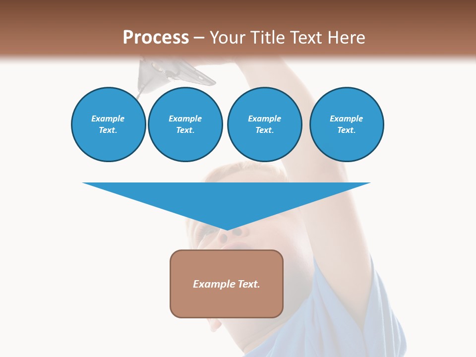 Frost Background Cube PowerPoint Template