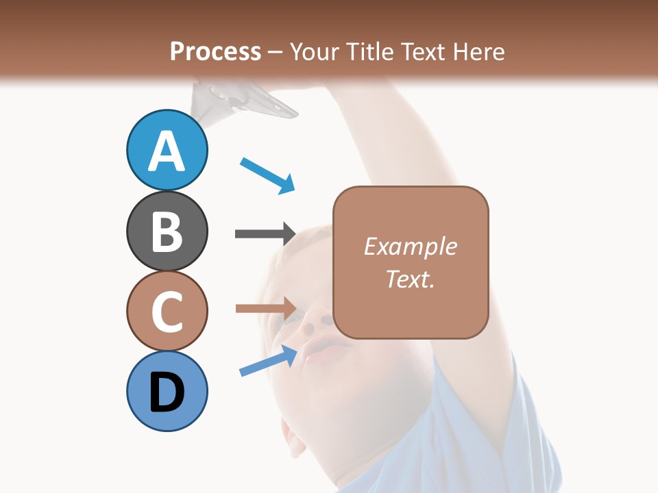 Frost Background Cube PowerPoint Template