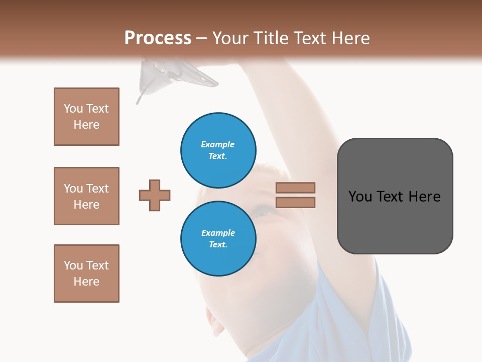 Frost Background Cube PowerPoint Template