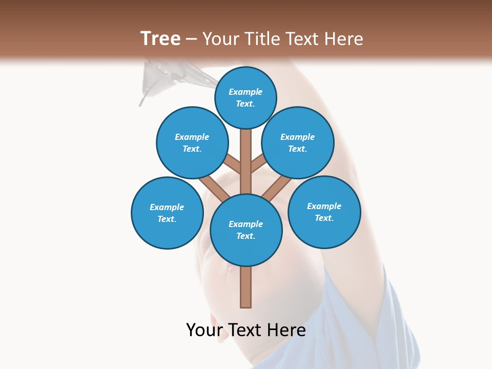 Frost Background Cube PowerPoint Template