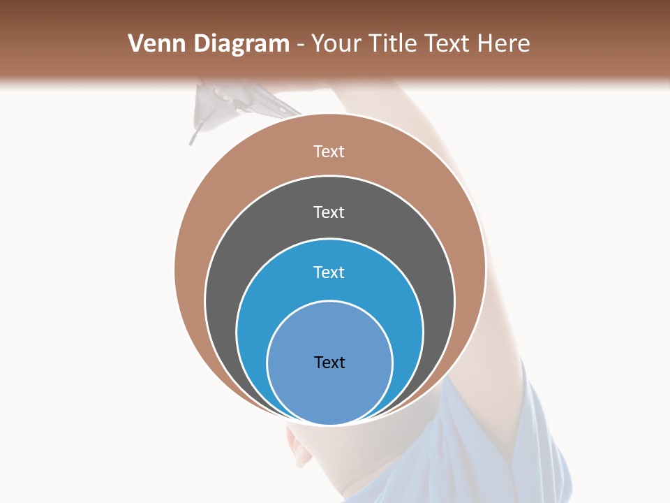 Frost Background Cube PowerPoint Template
