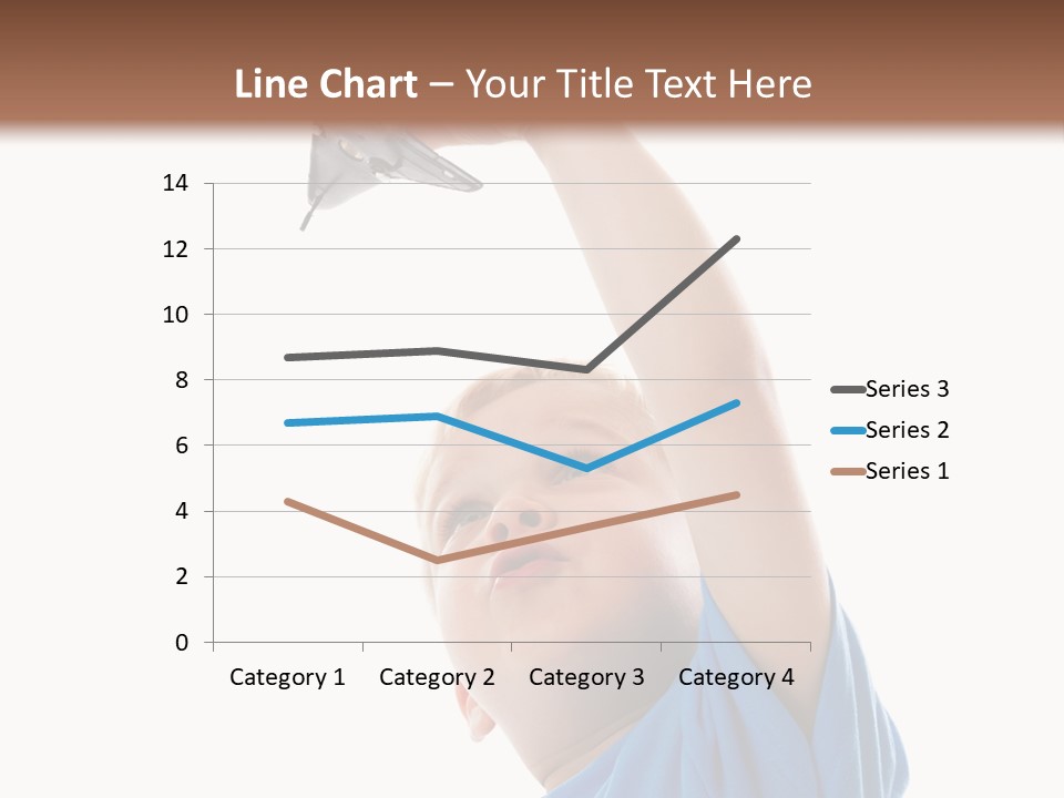 Frost Background Cube PowerPoint Template
