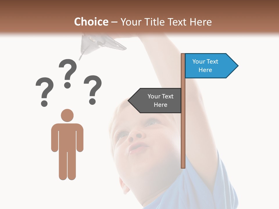 Frost Background Cube PowerPoint Template