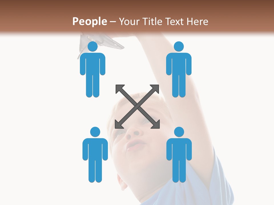 Frost Background Cube PowerPoint Template