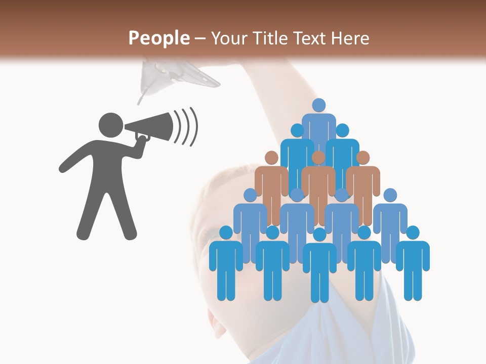 Frost Background Cube PowerPoint Template