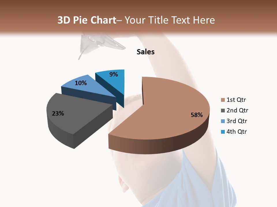 Frost Background Cube PowerPoint Template