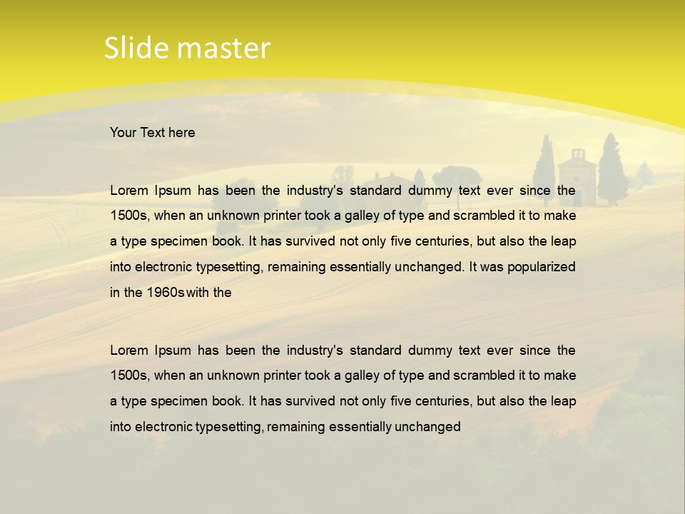 House Light Background PowerPoint Template