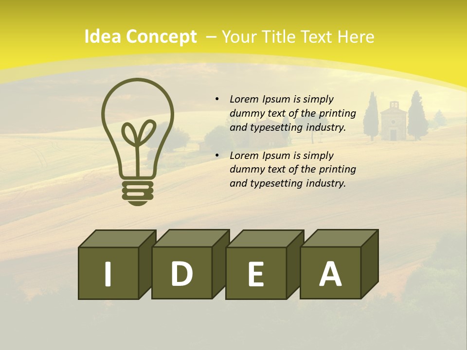 House Light Background PowerPoint Template