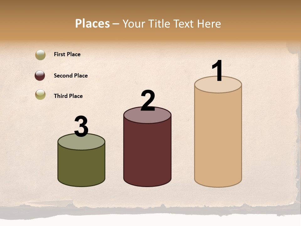 Retro Stained Document PowerPoint Template