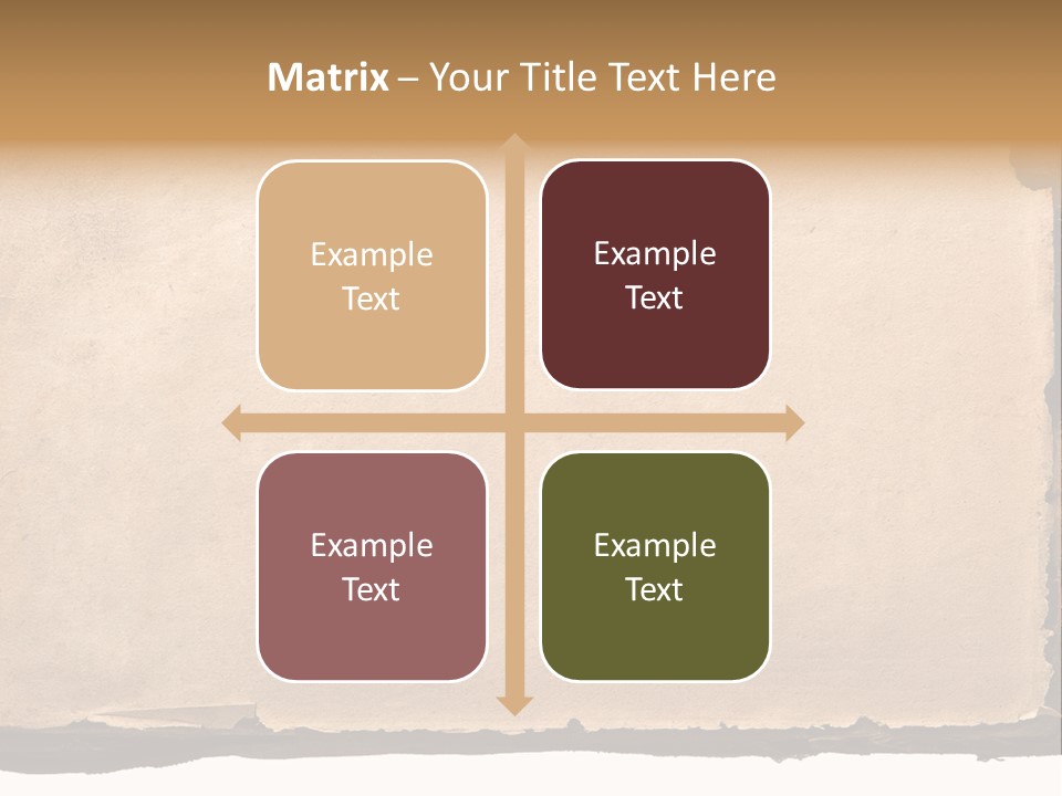Retro Stained Document PowerPoint Template