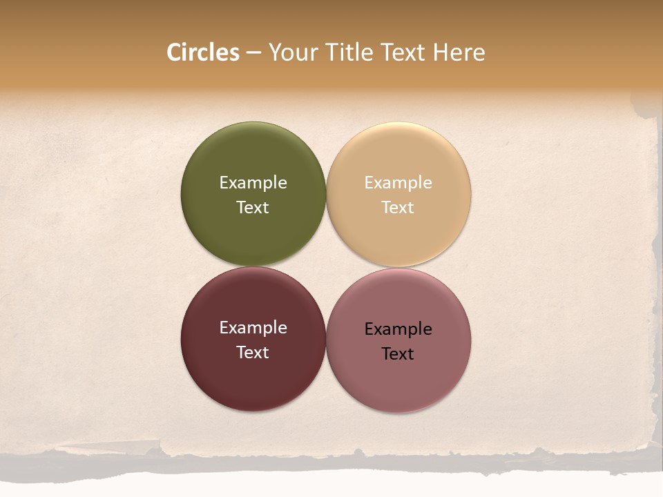 Retro Stained Document PowerPoint Template