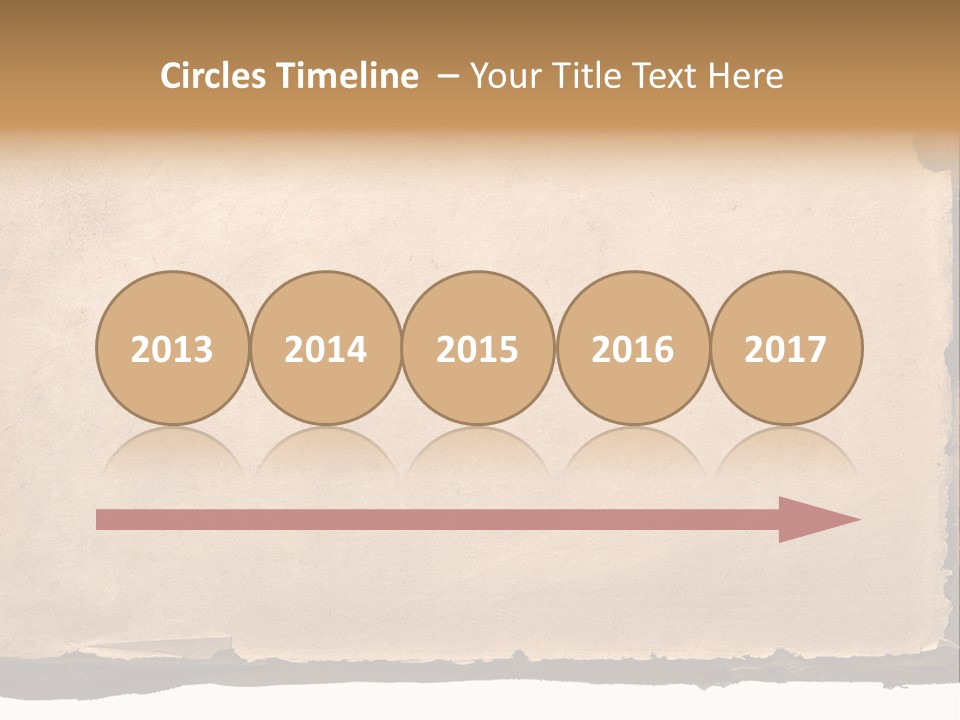 Retro Stained Document PowerPoint Template