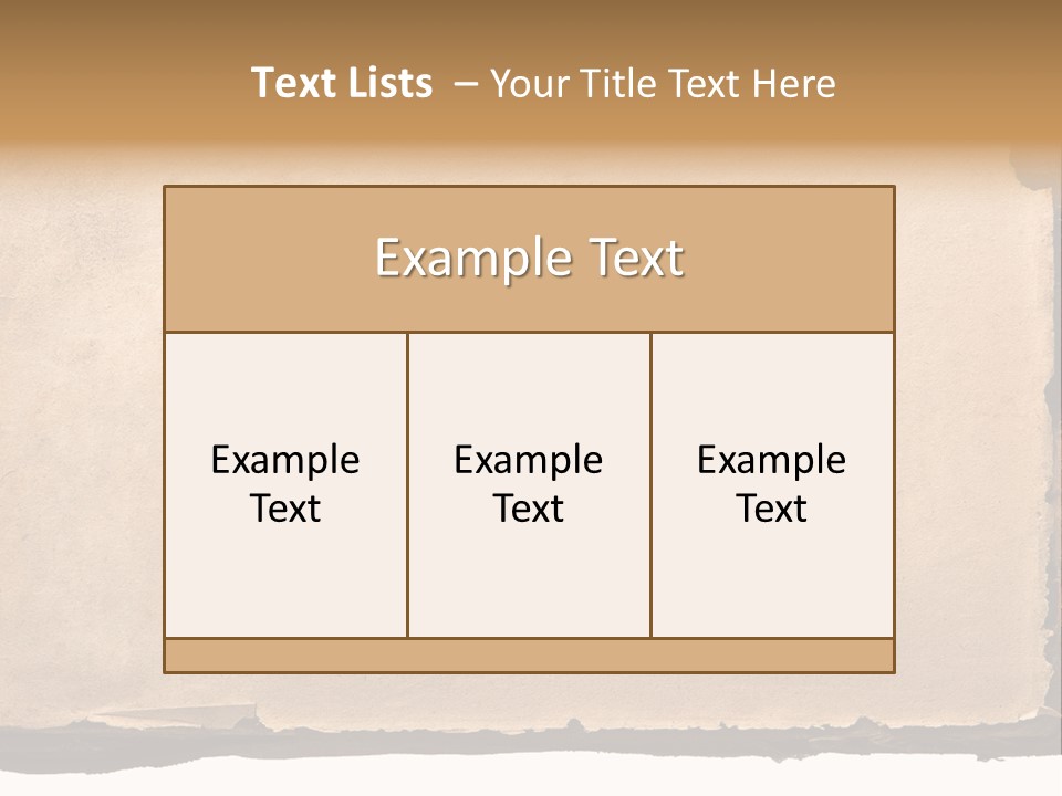 Retro Stained Document PowerPoint Template