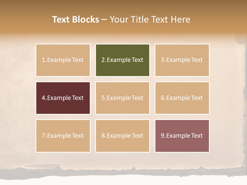Retro Stained Document PowerPoint Template