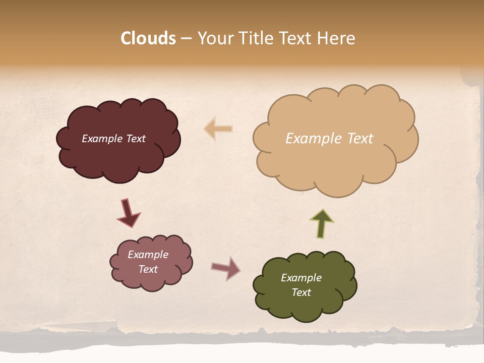 Retro Stained Document PowerPoint Template