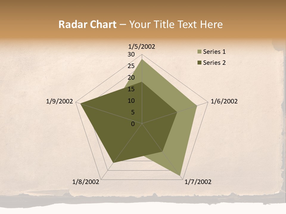 Retro Stained Document PowerPoint Template
